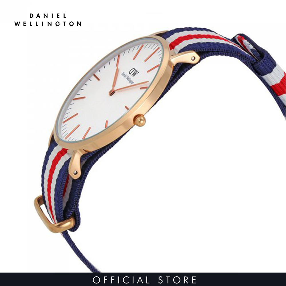 Đồng hồ Nam Daniel Wellington dây Vải nato - Classic Canterbury 40mm DW00100002