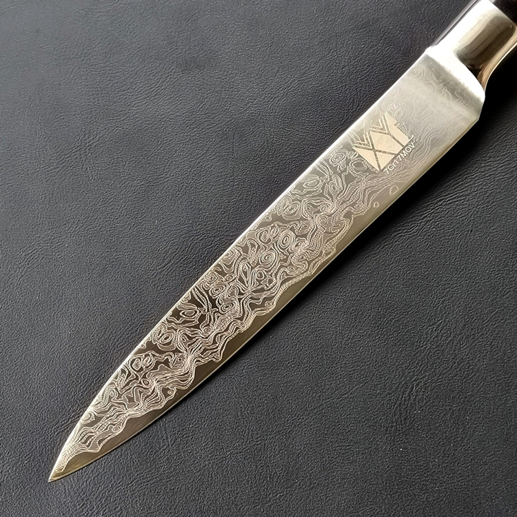 Dao bếp đa năng XYj 7Cr17MOV Damascus