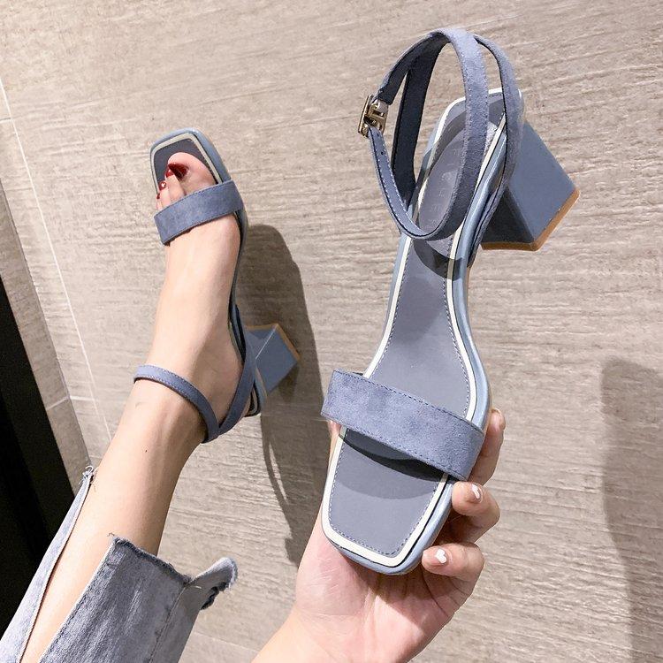 Giày Cao Gót Da Lộn Thời Trang Thanh Lịch Cho Nữ