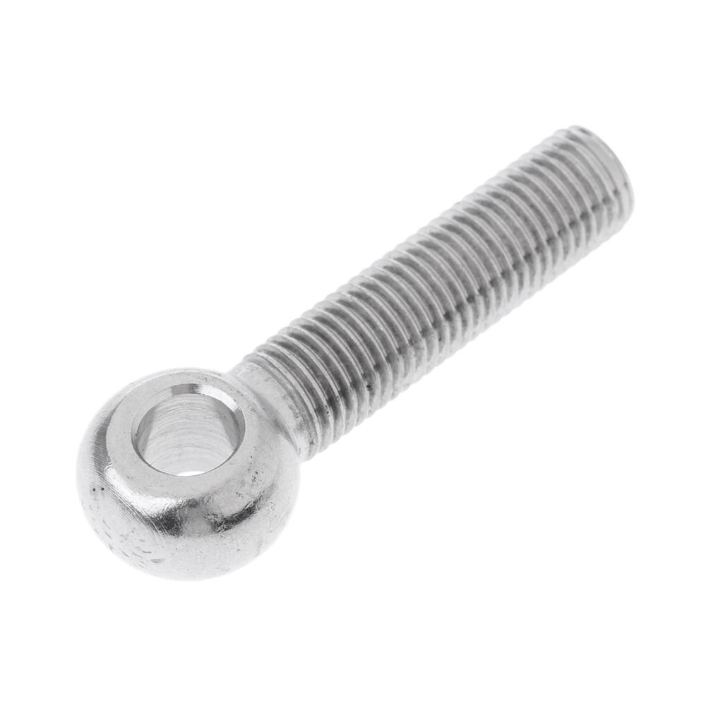 2xM16 304 Stainless Steel Threaded Eye Bolt for Balustrade M16 X 80mm