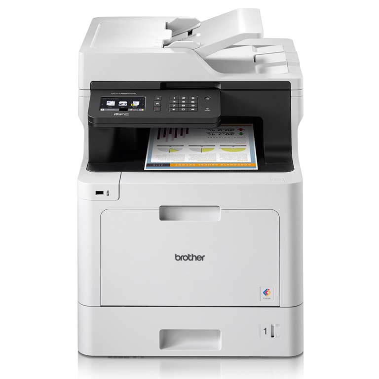 Máy In Brother MFC-L8690CDW In Laser Màu, Đa Chức Năng , Đảo Mặt Tử Động, Kết Nối Wifi, LAN, USB 2.0 - Hàng Chính Hãng