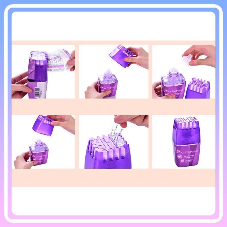 Sáp thơm phòng vệ sinh khử mùi Air fragrance Nhật Bản dạng nước đủ mùi 200ml