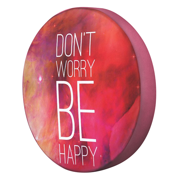 Gối tròn Don't worry be happy - GOGA025