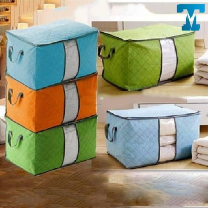 Túi vải đựng đồ , chăn màn , quàn áo không dệt cỡ lớn đa năng