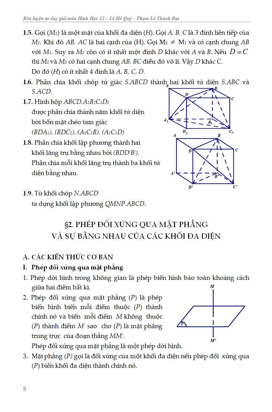 RÈN LUYỆN TƯ DUY GIẢI TOÁN HÌNH HỌC 12_KV