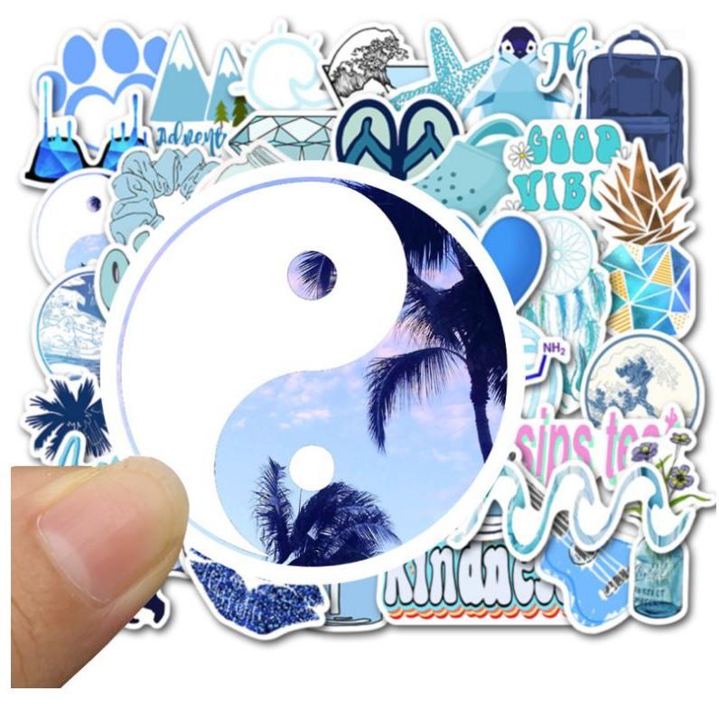 Sticker dán cao cấp CHỦ ĐỀ BIỂN Cực COOL ms#51