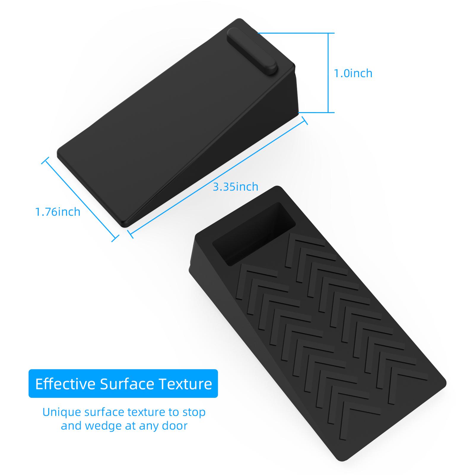 6 cái Núm chặn Cửa bằng silicone cố định chống va đạp cửa