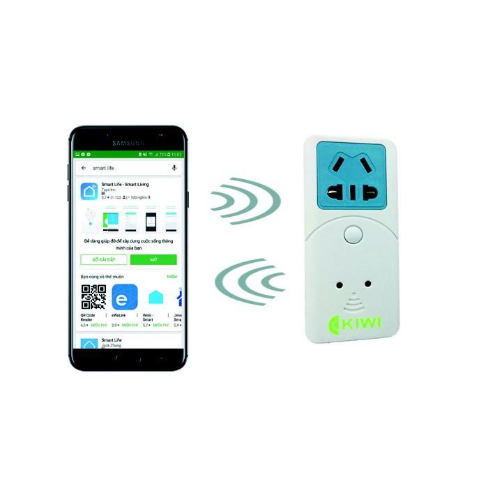 Ổ cắm thông minh wifi Kiwi S19E