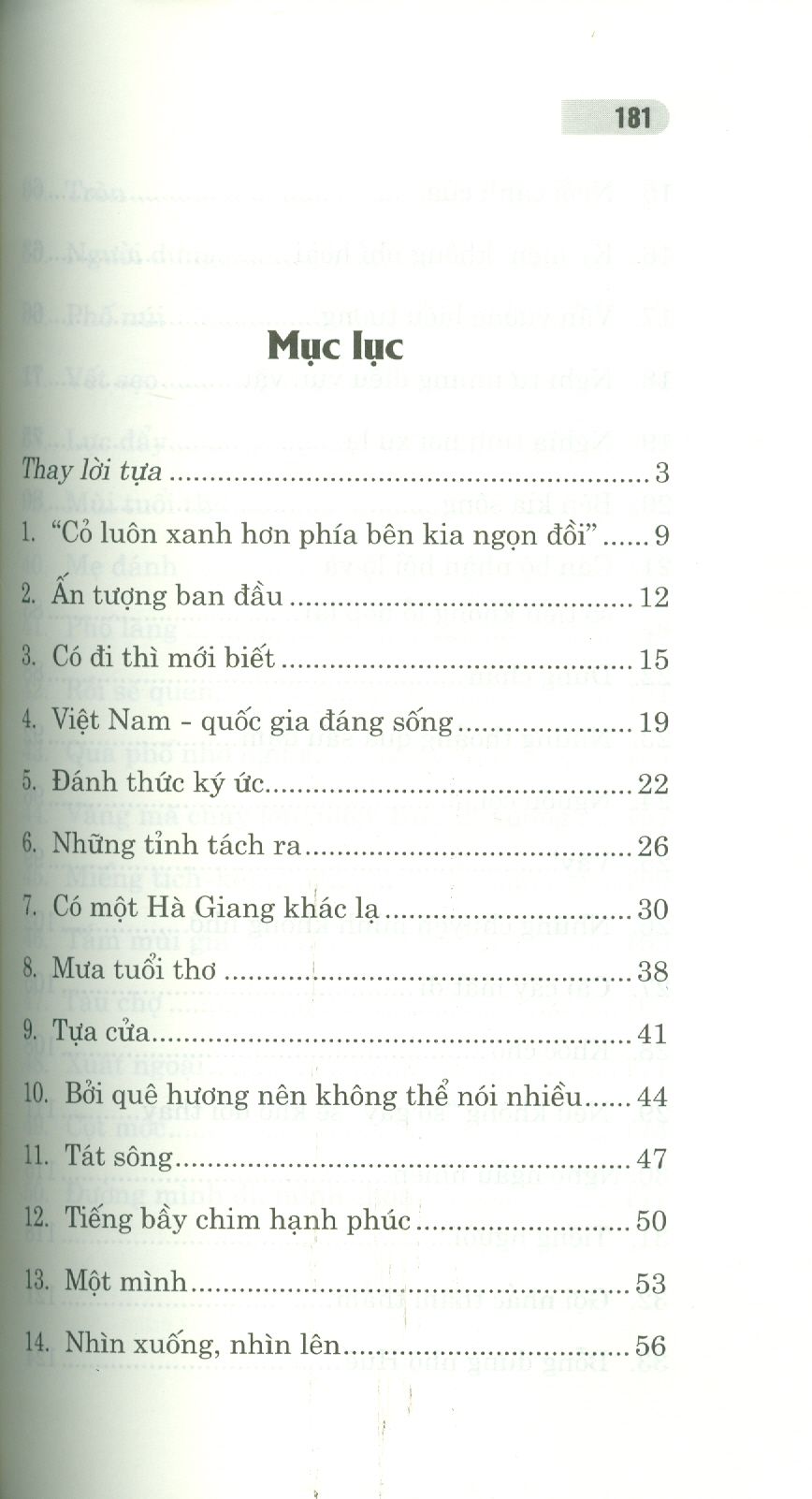 Cỏ luôn xanh hơn ở phía bên kia ngọn đồi