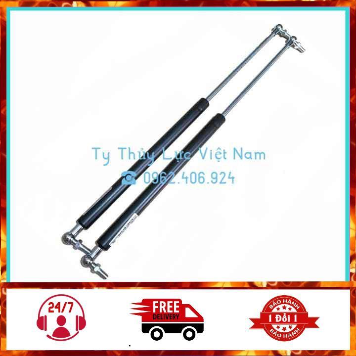 Bộ 2 Ty Thủy Lực, Ty Cốp Chịu Tải 300N - 30kg Dài 38cm