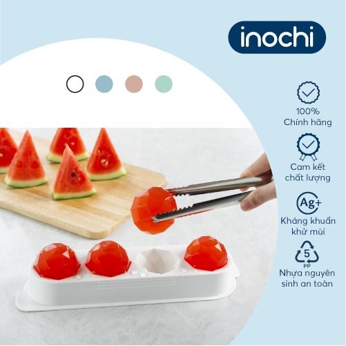 Khay đá tròn Inochi 4 viên Inochi màu Trắng/Xanh/Hồng