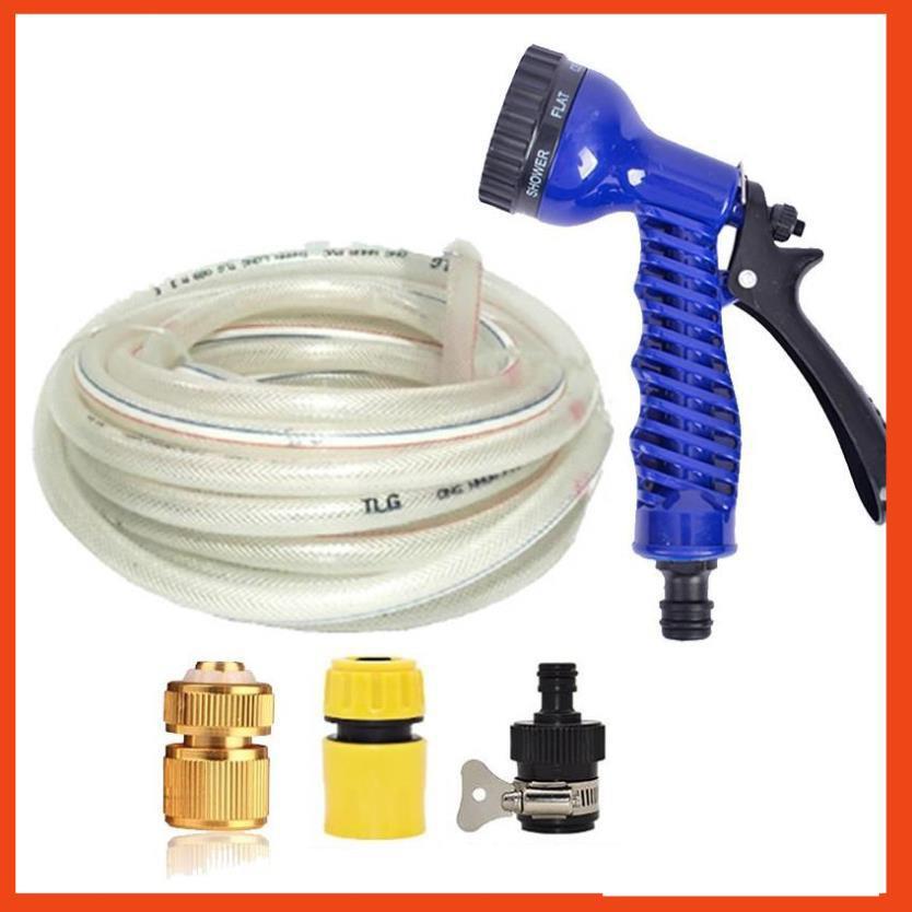 Bộ dây vòi xịt rửa xe, tưới cây, dọn dẹp nhà cửa 20m  206843