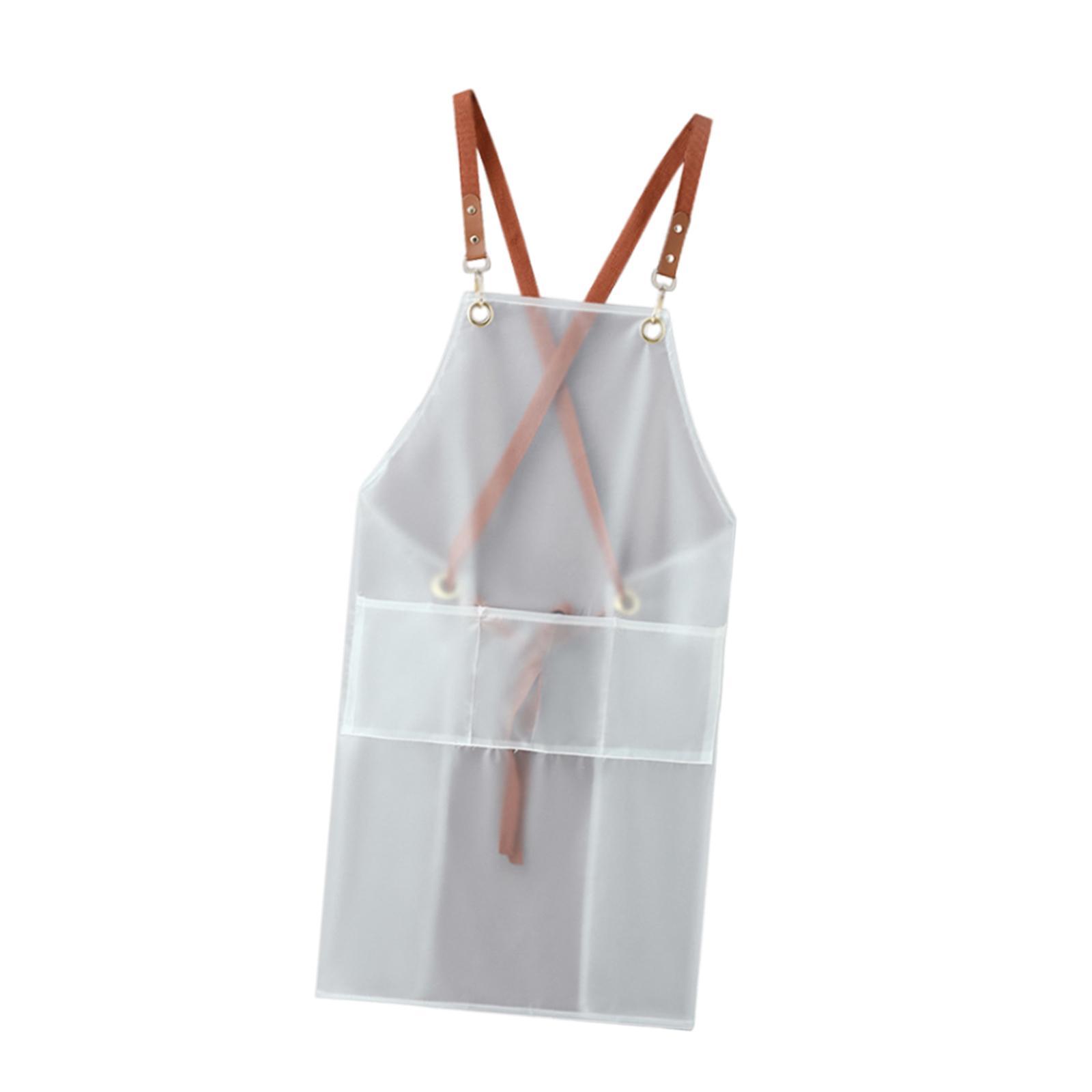 Chef Apron Cooking Apron BBQ Apron Bib Apron Cross Back Durable Baking Apron