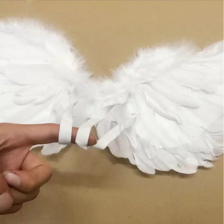 Đôi CÁNH THIÊN THẦN KÍCH THƯỚC 80*60cm màu trắng COSPLAY xinh xắn