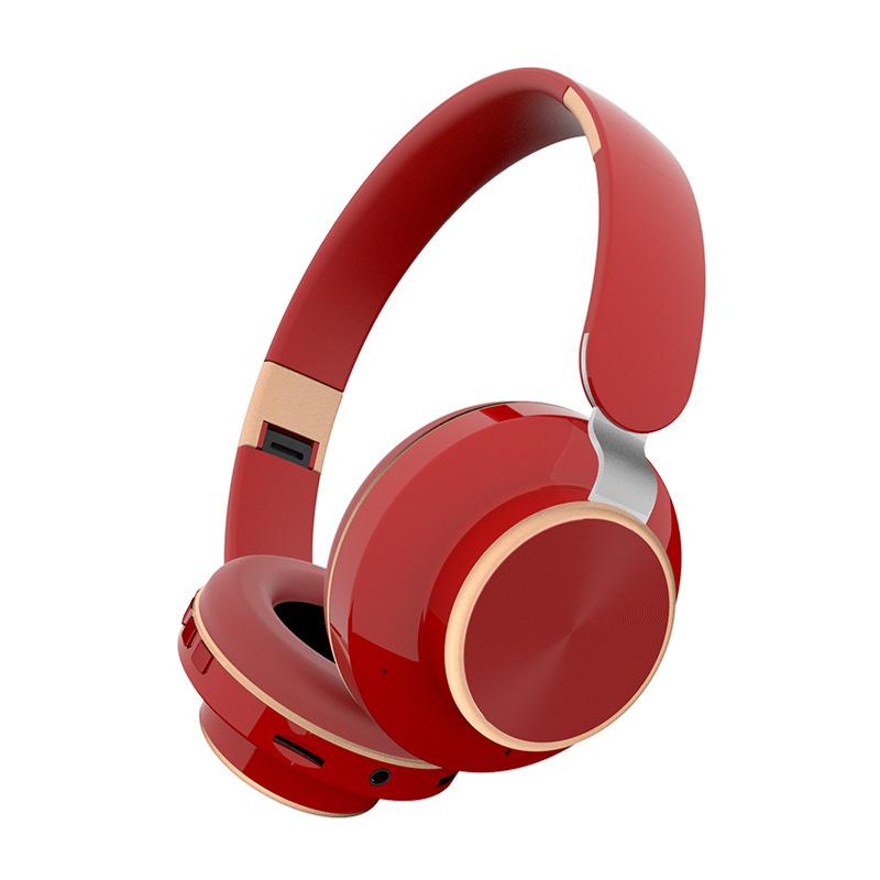Giá thấp nhất mới gắn trên đầu Tai nghe Bluetooth thể thao không dây loa siêu trầm âm thanh nổi thẻ cắm điện thoại di động tai nghe máy tính