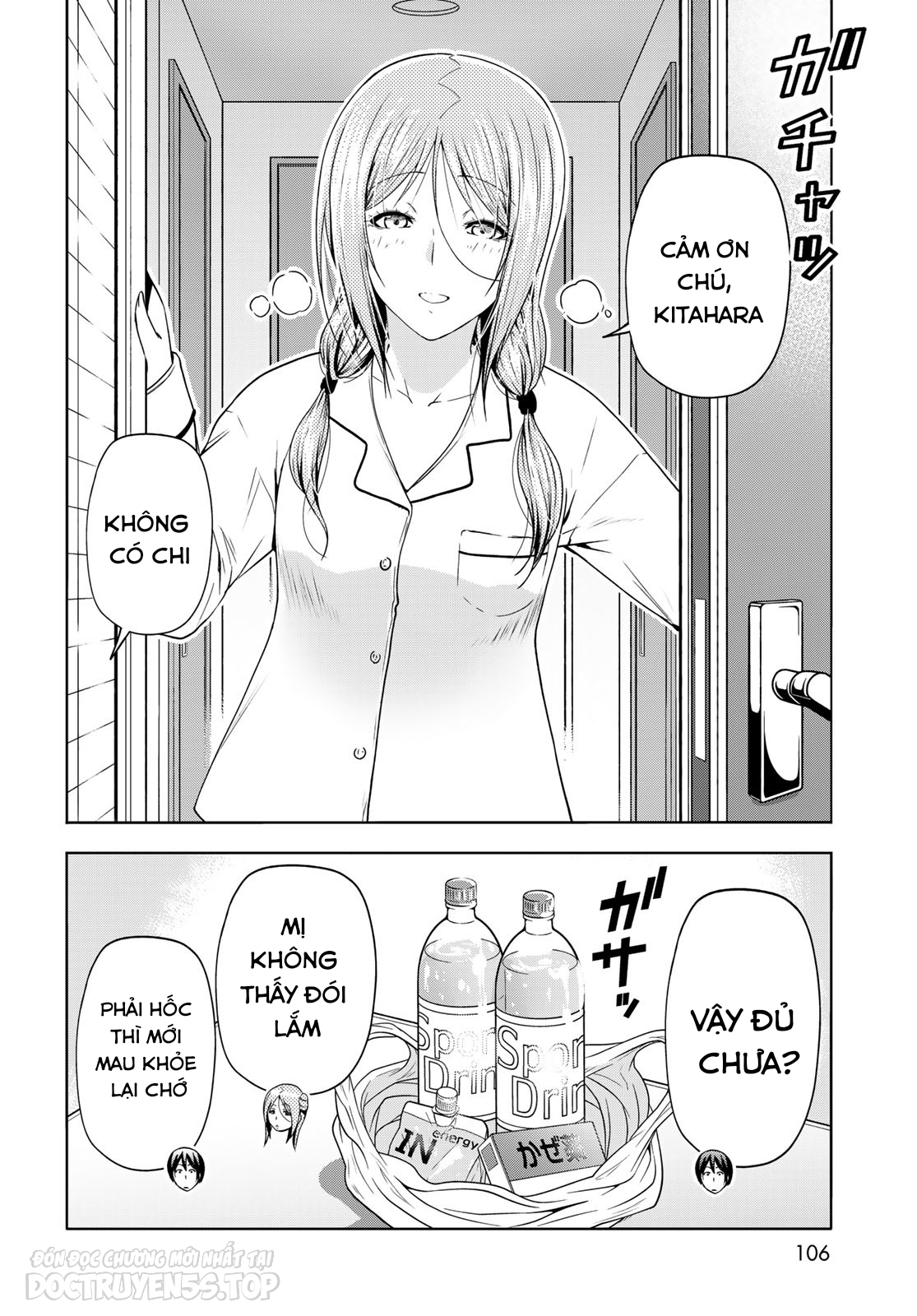 cô gái thích lặn - grand blue chapter 89 8