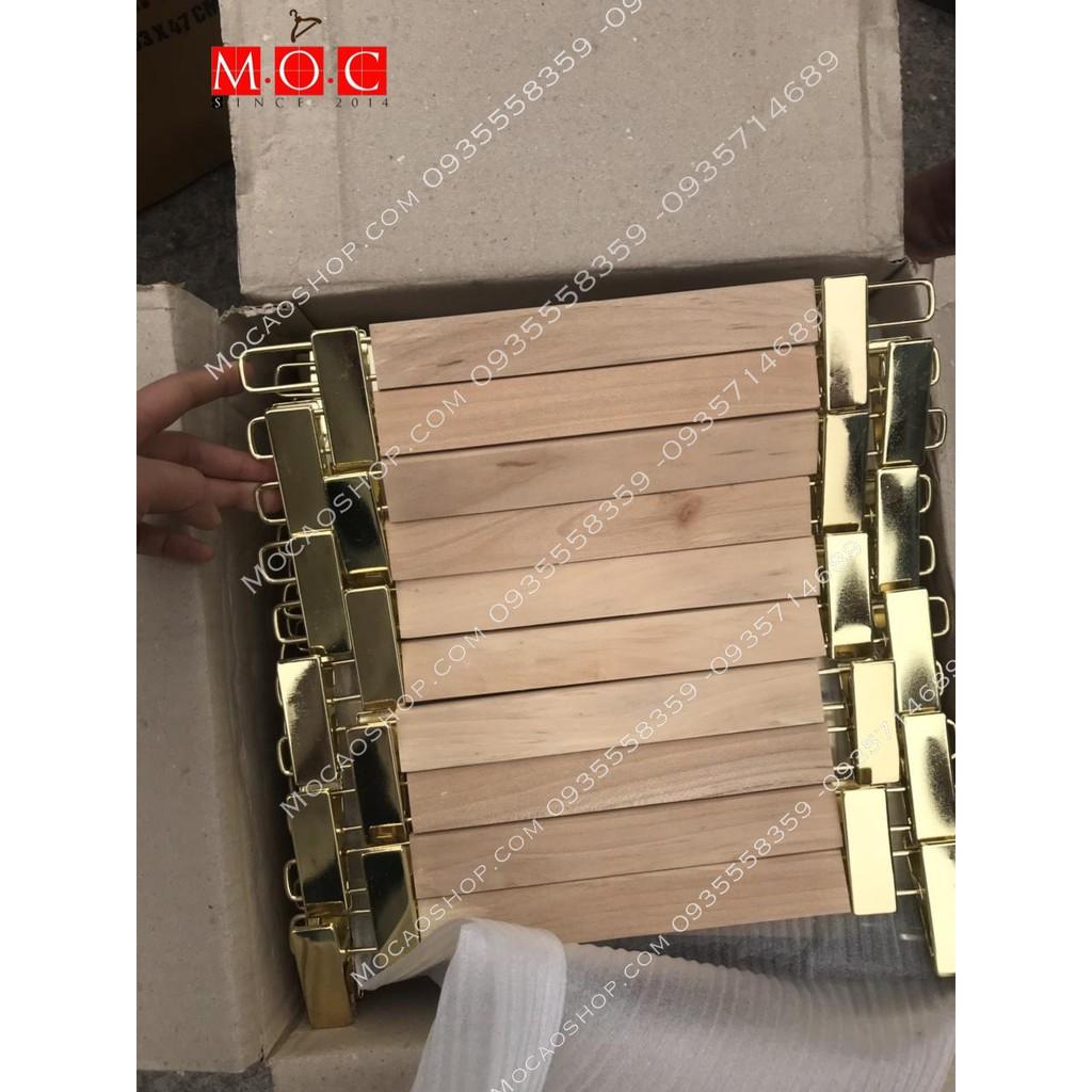 Móc gỗ - Kẹp gỗ mộc treo đồ người lớn cao cấp