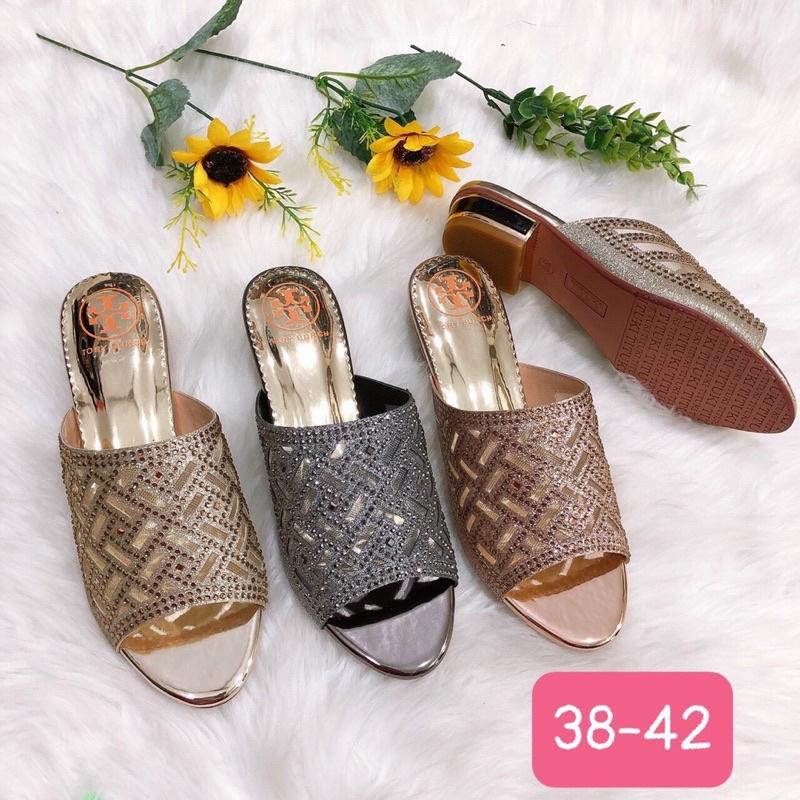 Guốc trung niên số lớn 36-43 gót 3p