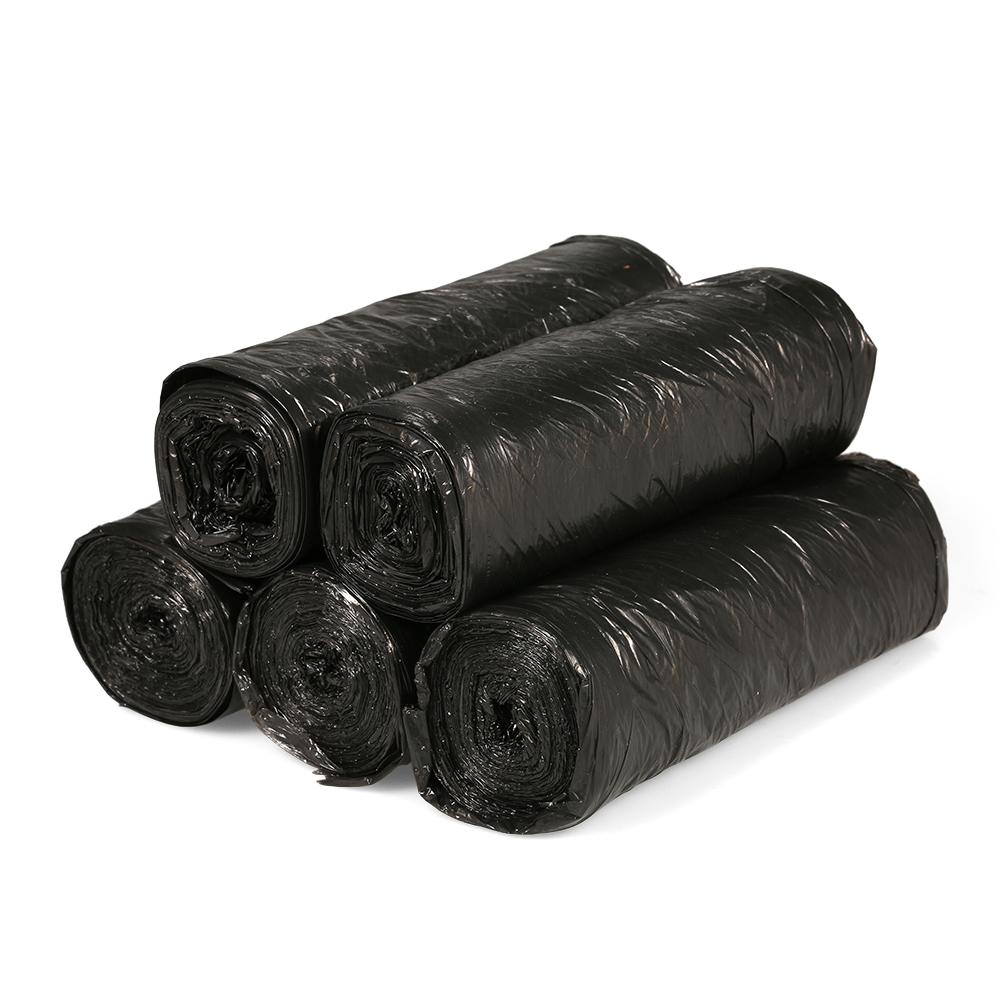 Túi đựng rác 5 cuộn  có độ dẻo dai tốt và chắc chắn, không dễ bị rách