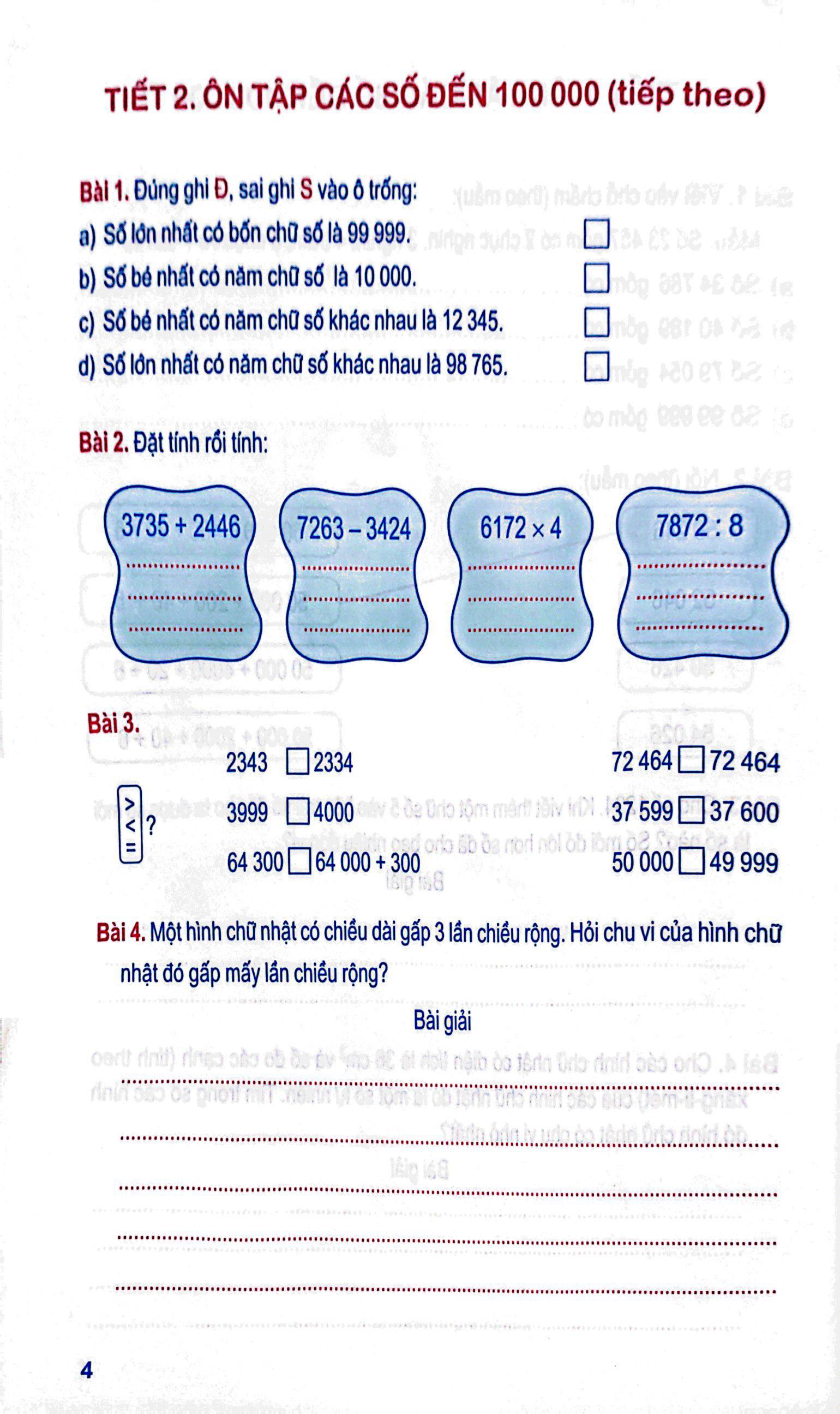 Bài Tập Toán Nâng Cao Lớp 4 - Mở Rộng Kiến Thức Sách Giáo Khoa
