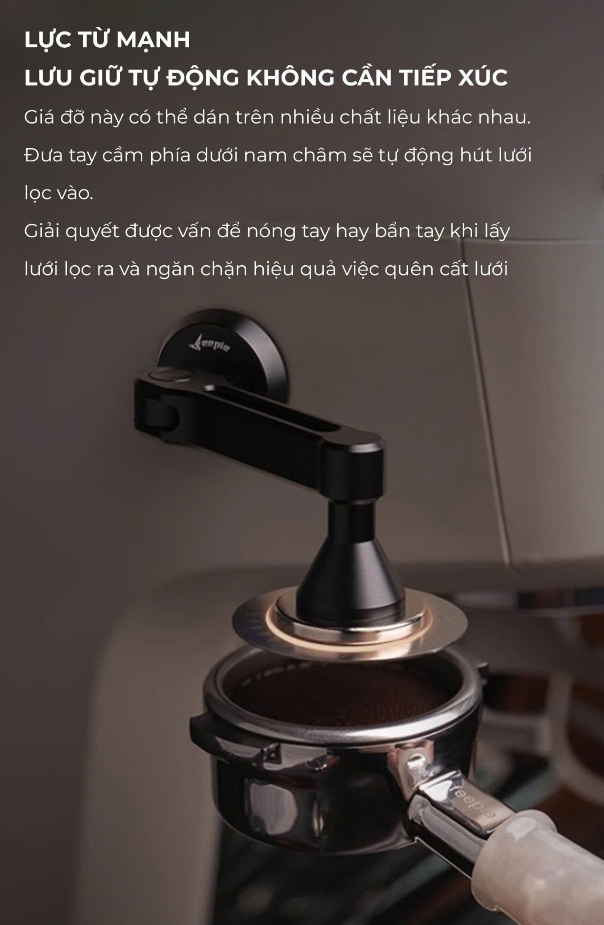 Feepie tay nam châm cho lưới lọc chia nước