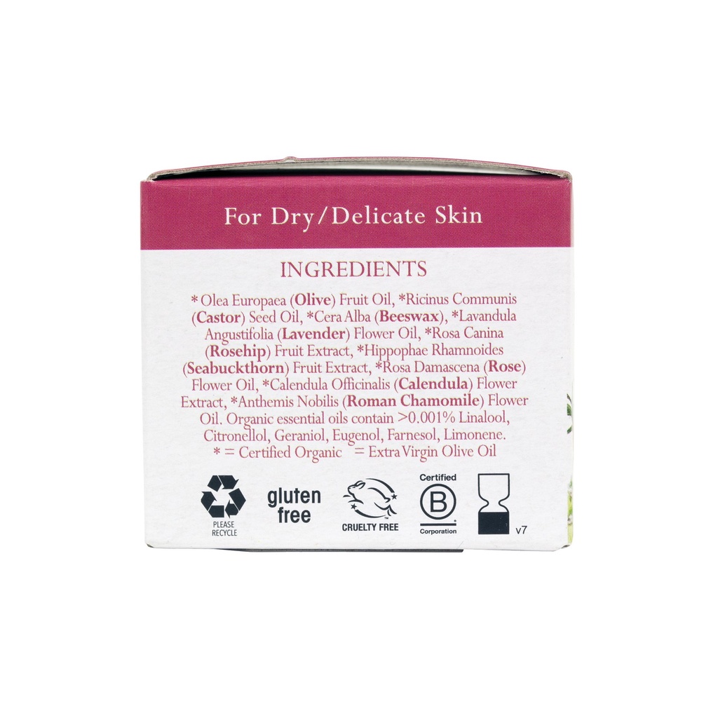 Sáp dưỡng da hoa hồng Badger Rose Beauty Balm USDA Organic - Dưỡng ẩm sâu cho da khô và da lão hóa - 28g