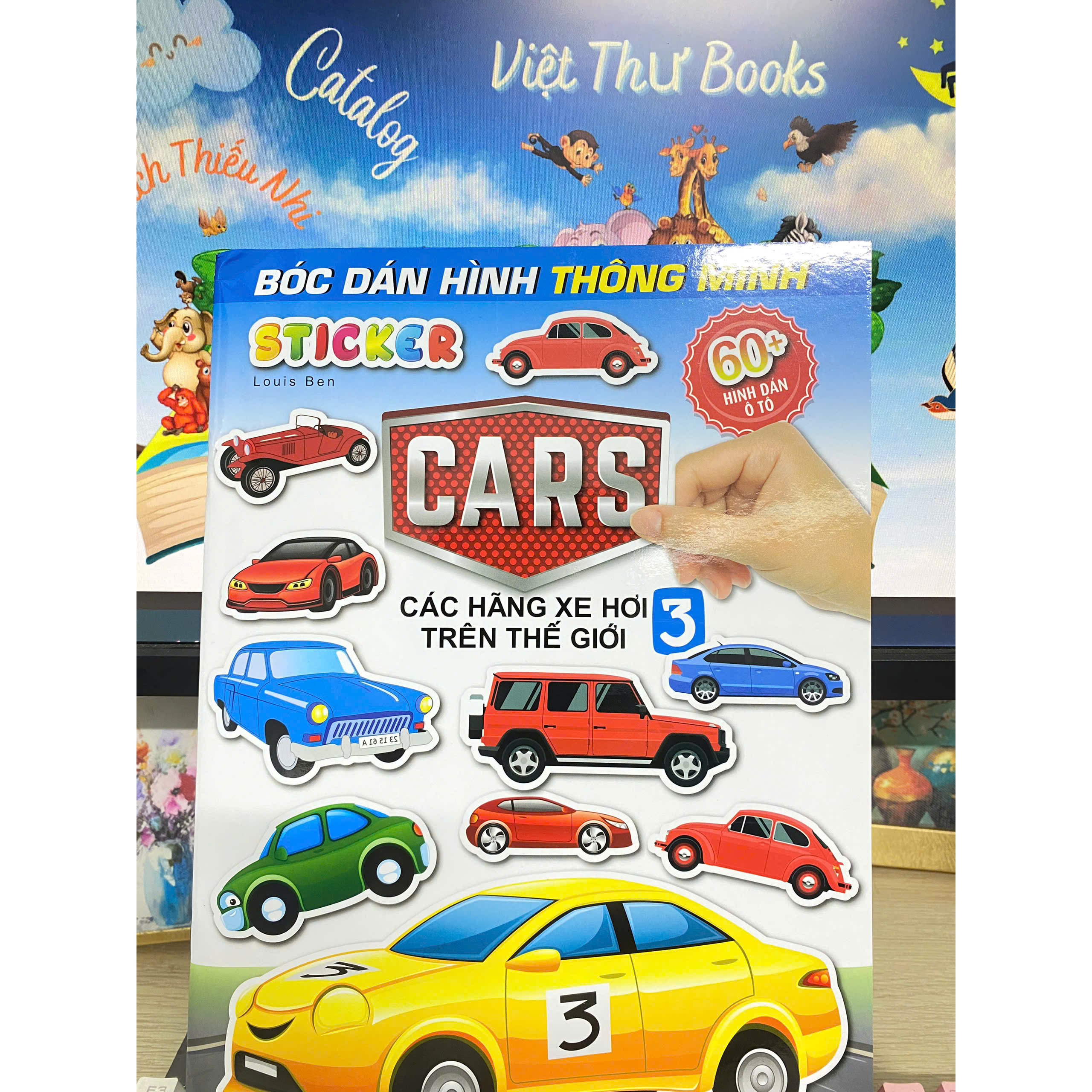 Sách Sticker - Car - Các hãng xe trên thế giới
