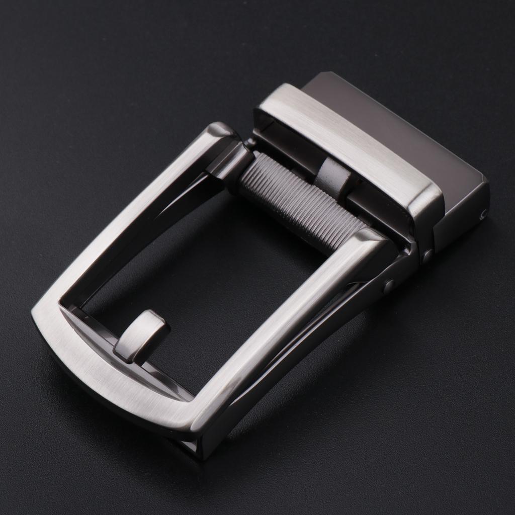 Men Alloy Leather Belt Automatic Buckle Replacement for Leather Belt Strap 3.5cm Wide
