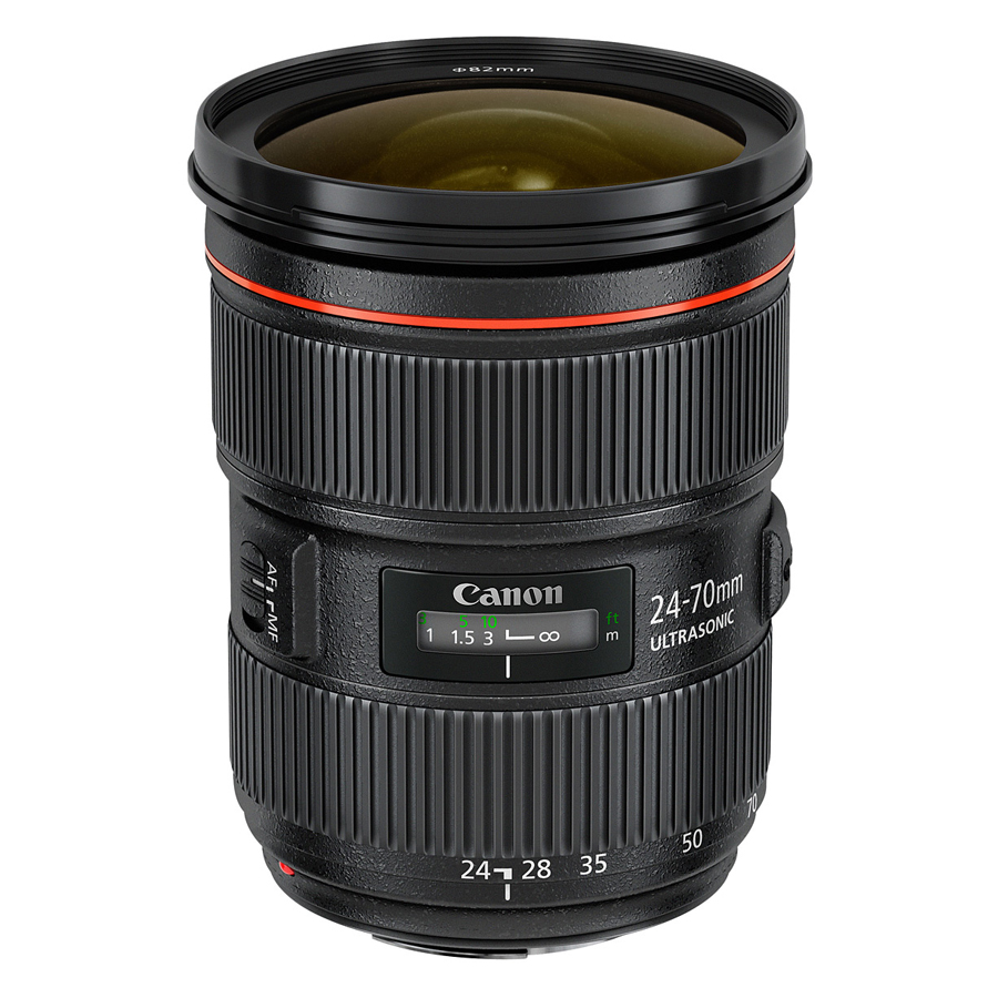 Ống Kính Canon EF 24-70mm f/2.8L II (Hàng Nhập Khẩu) - Tặng Tấm Da Cừu Lau Ống Kính