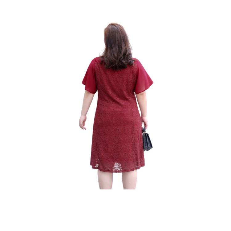 Đầm suông sang trọng bigsize cho người lớn tuổi (thời trang trung niên anitagreen) BS3-621