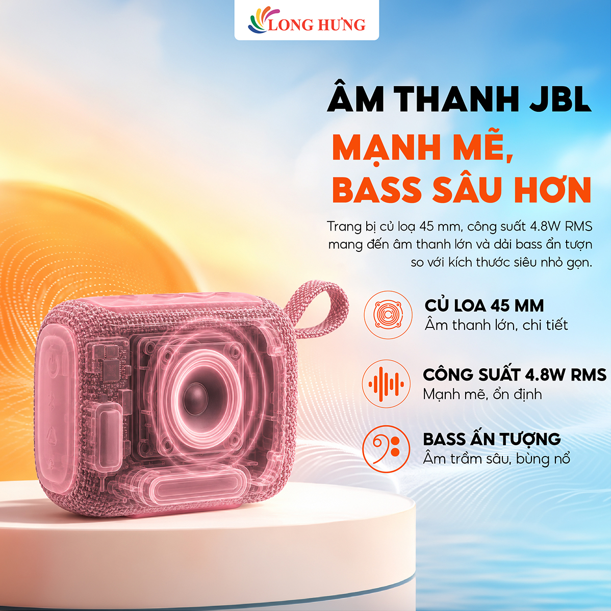 Loa Bluetooth JBL Go 5 JBLGO5 - Hàng chính hãng