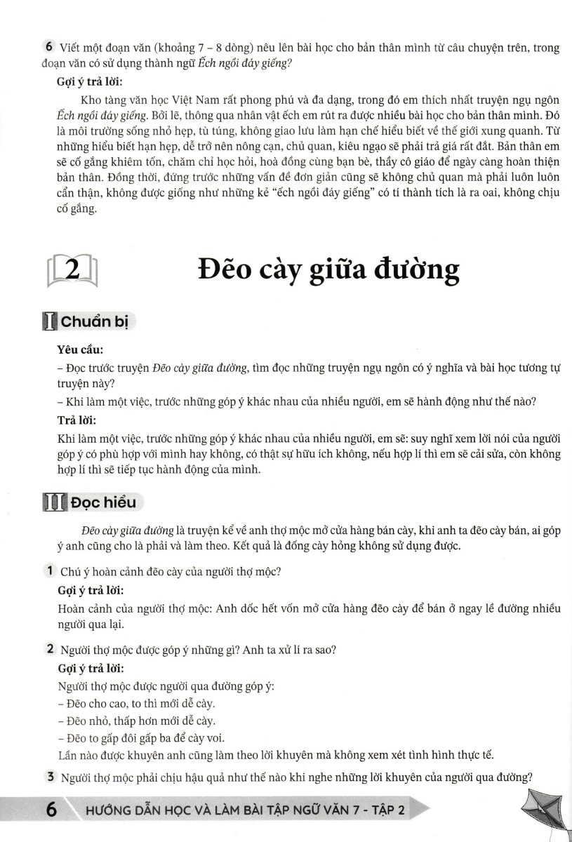 Hướng Dẫn Học Và Làm Bài Tập Ngữ Văn 7 Tập 2 (Cánh Diều) - Biên Soạn Theo CT GDPT Mới - ND