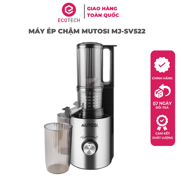 Máy Ép Chậm MUTOSI MJ-SV522 - Hàng Chính Hãng