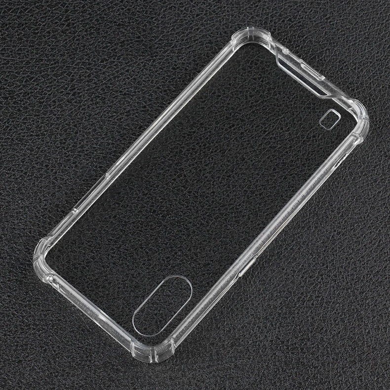 Ốp lưng cho Samsung Galaxy A01 chất liệu silicon dẻo trong chống sốc cao cấp