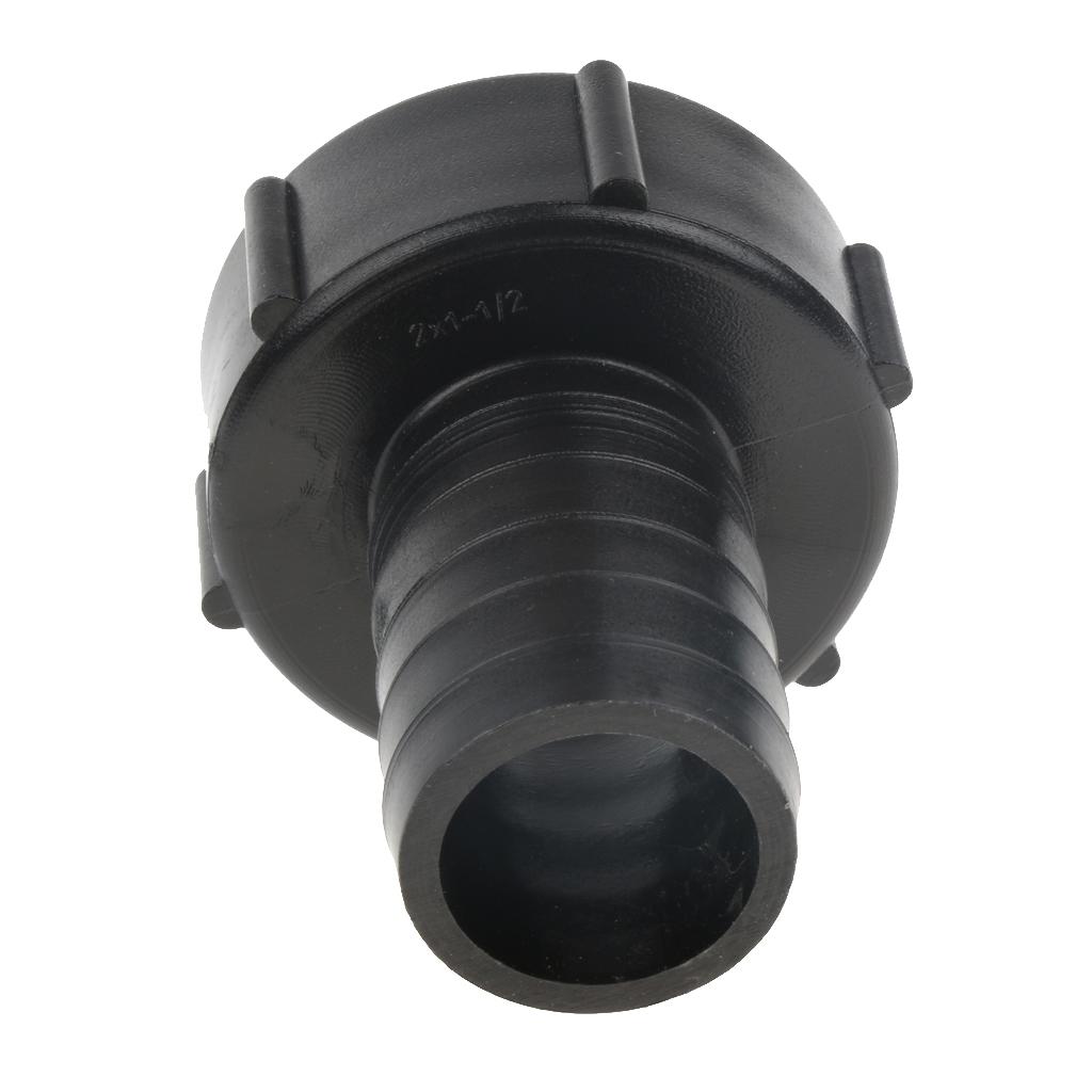 Bộ Chuyển đổi IBC Tote Tank Bộ điều Hợp Bồn Chứa Nước Thô Kết Nối Màu đen