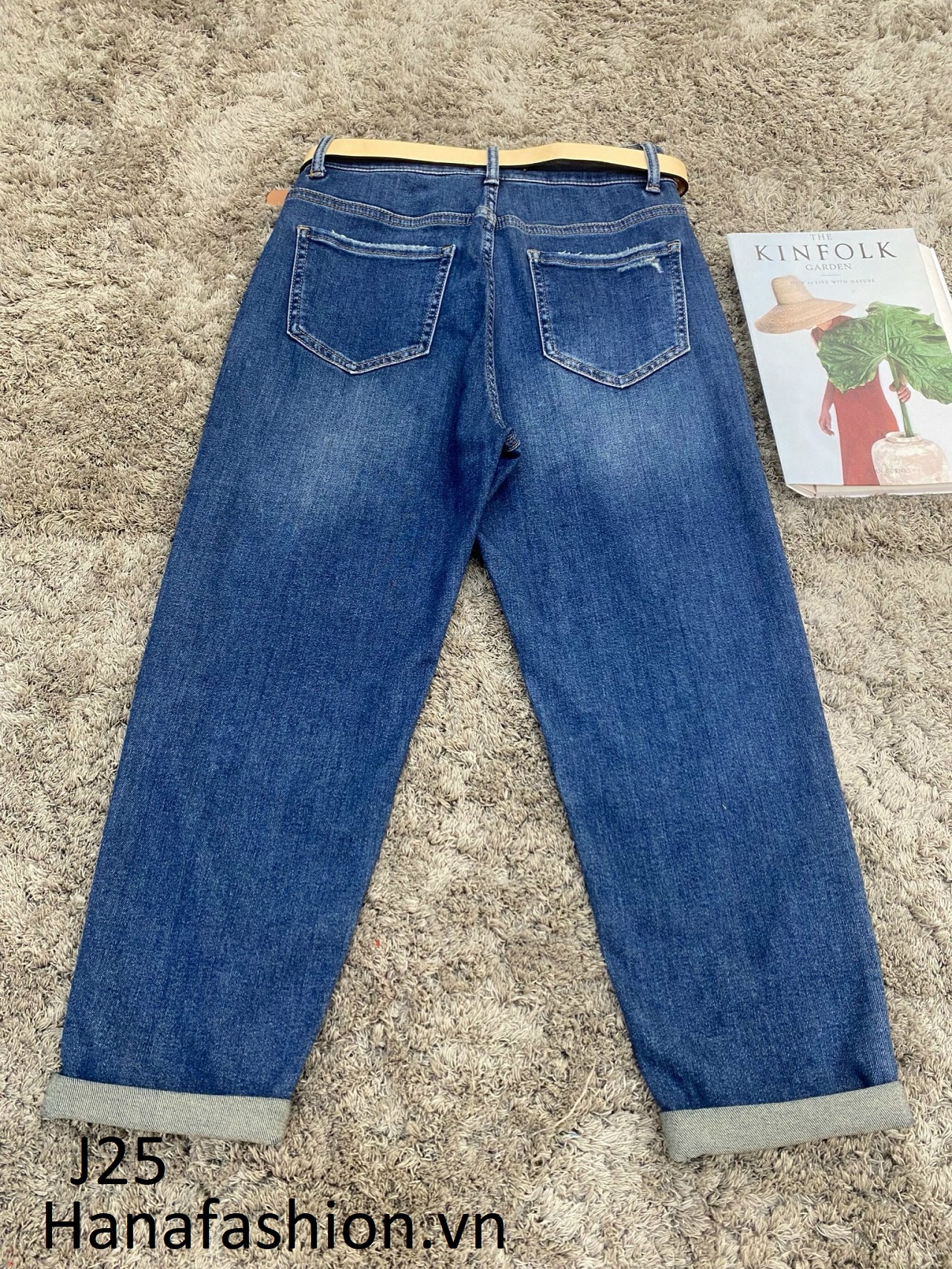 Quần Jeans rách gối Hàn Quốc -J25