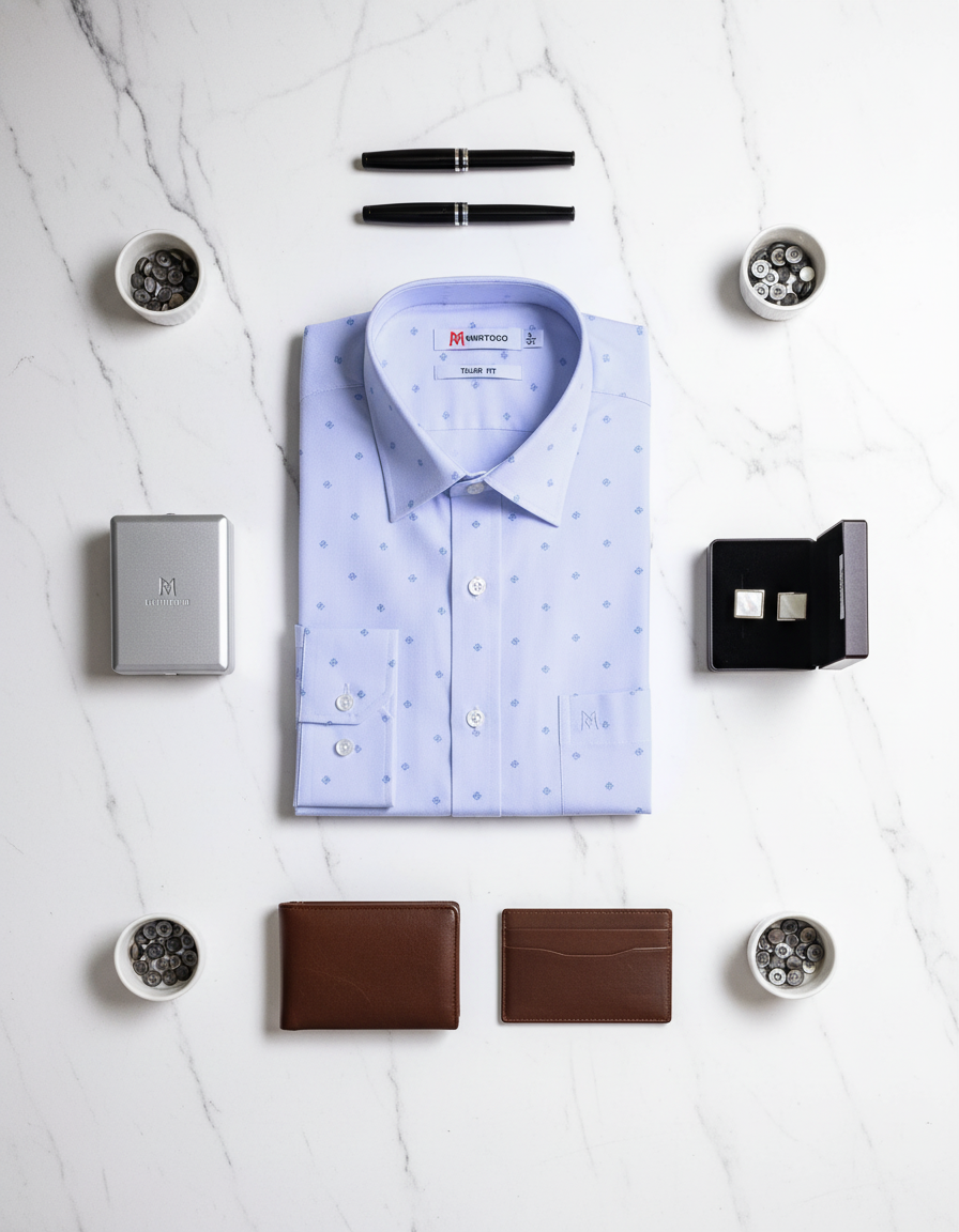 Áo sơ mi nam tay dài Khatoco(M-2XL)