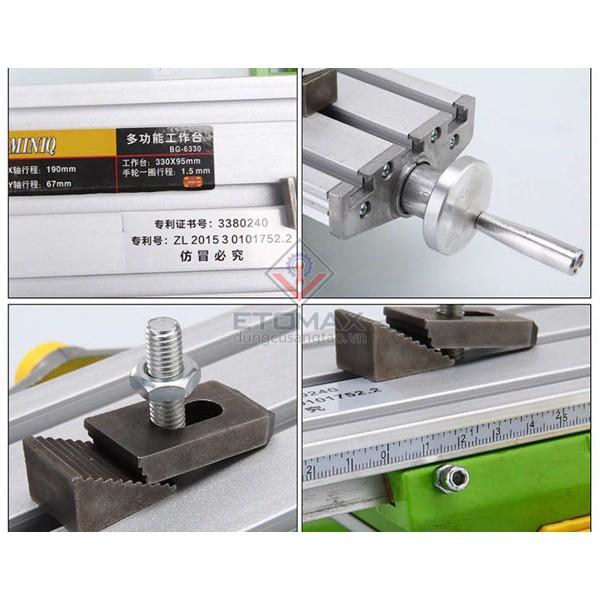 Bàn trượt 6330️Chất liệu Aluminium chịu lực - Đế kim loại - Độ chính xác 0.05mm 2 chiều XY