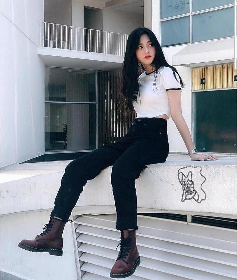 Áo Thun Croptop Nữ Body Viền