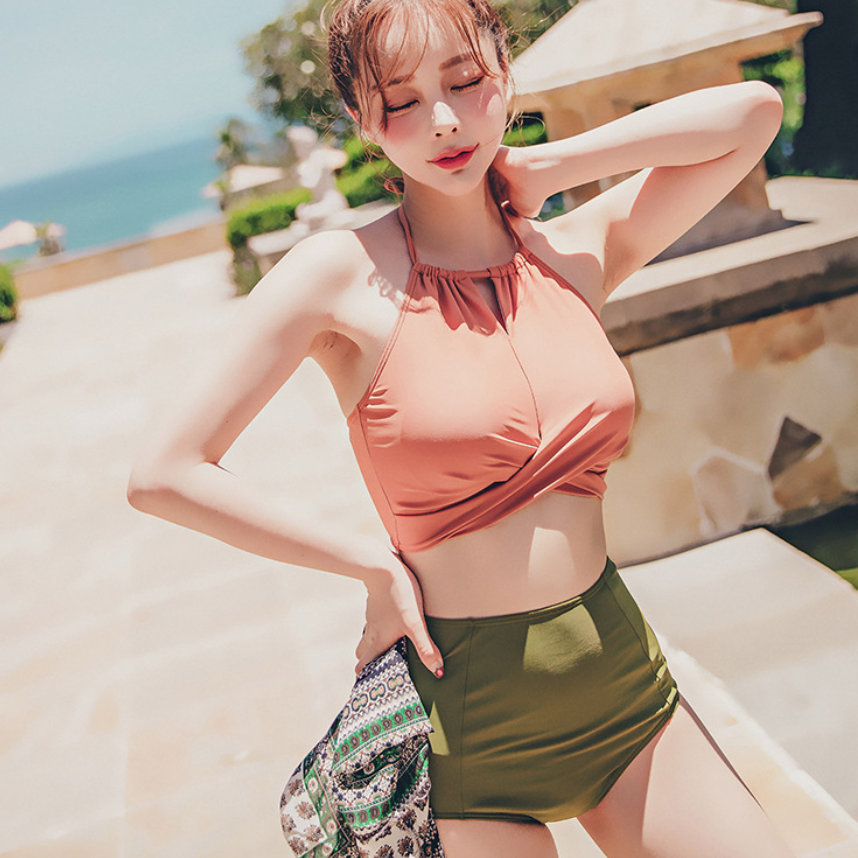 Bikini Hai Mảnh Tôn Dáng Dễ Thương AT222 MayHomes Đồ Bơi Nữ Two-Piece Swimwear