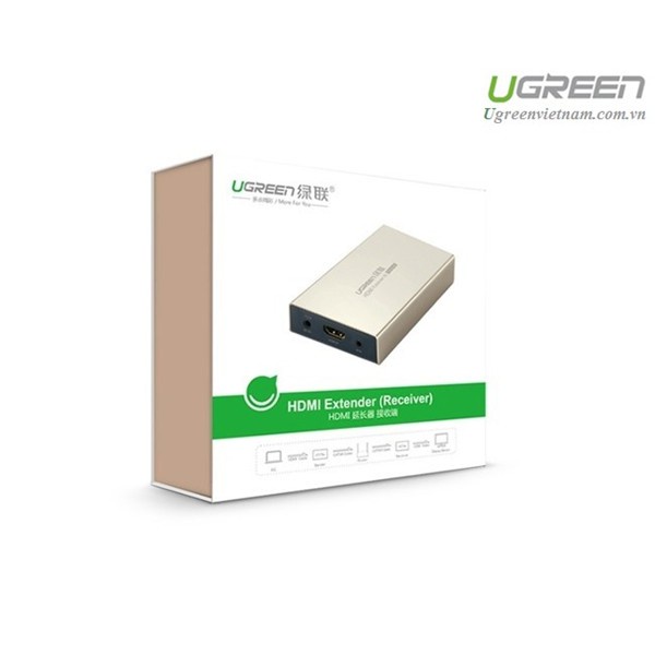 Bộ nhận tín hiệu HDMI qua cáp mạng Lan 120m Ugreen GK40280 - - Hàng chính hãng