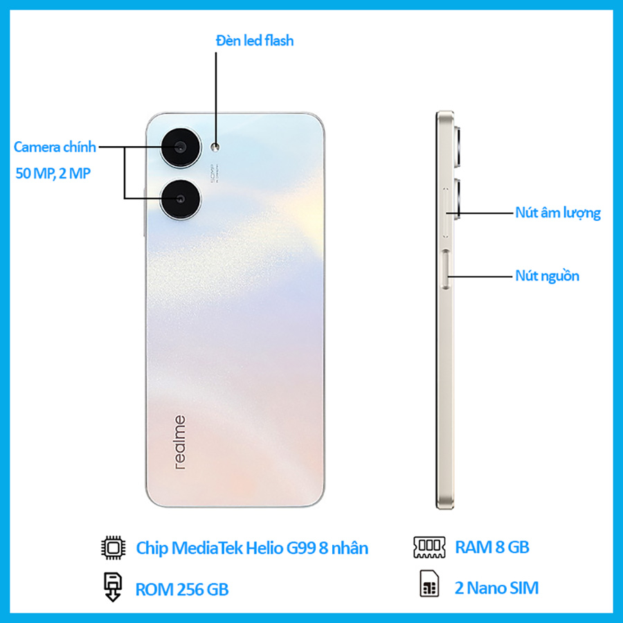 Điện thoại Realme 10 - Hàng chính hãng