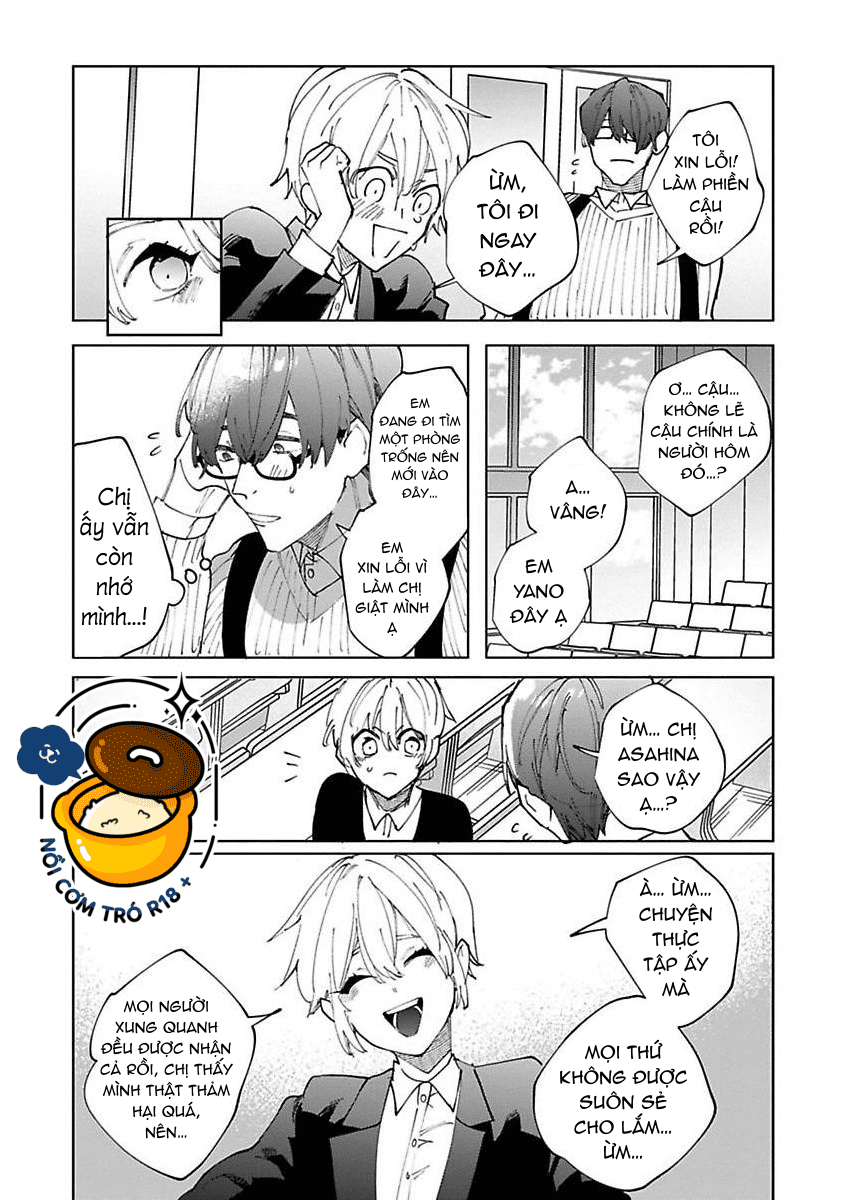 hậu bối yandere muốn cứu vớt ''nô lệ của tư bản'' chapter 5.1 12