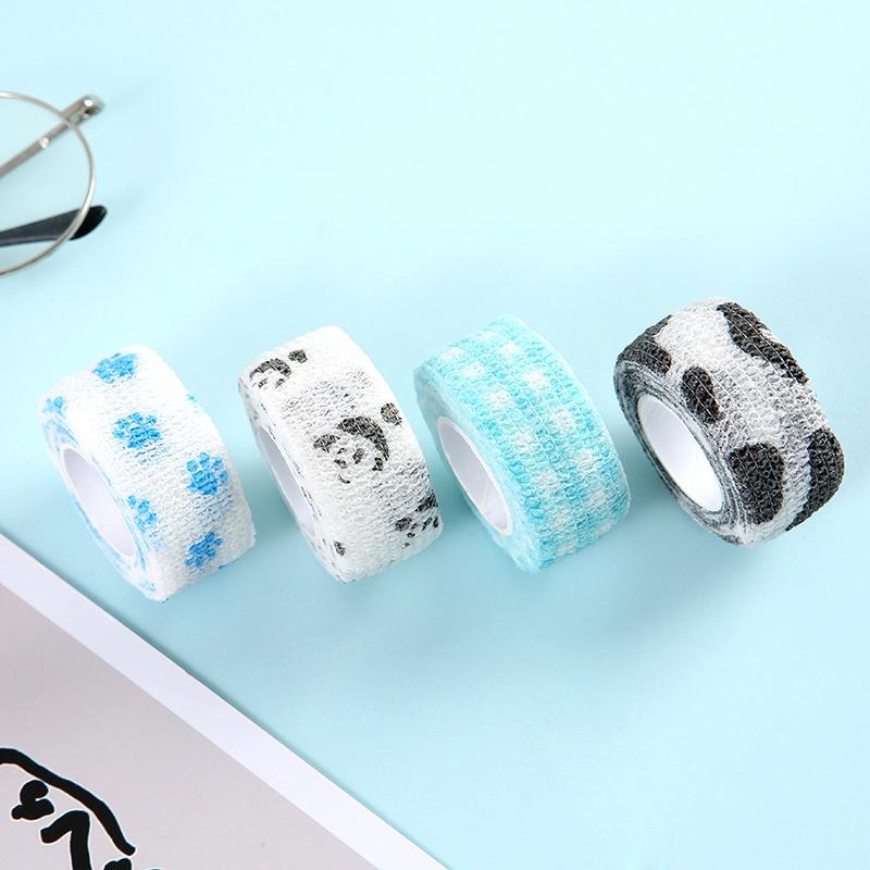 PK939 01 cuộn Băng dính washi tape họa tiết dễ thương hoạ tiết hấm bi nhiều màu, trang trí sổ tay, văn phòng