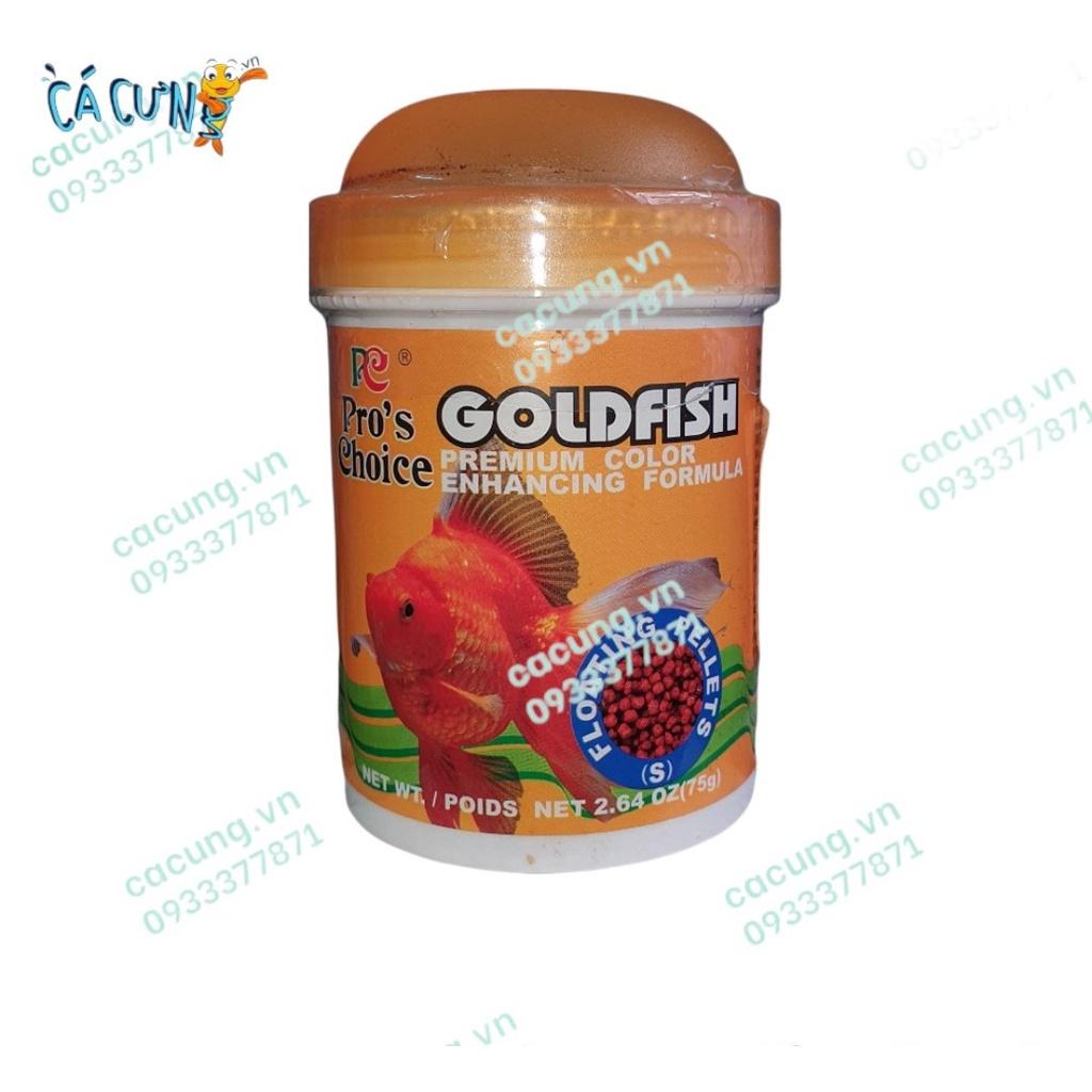 THỨC ĂN CHO CÁ BA ĐUÔI GOLD FISH PRO CHOICE DẠNG VIÊN 75g