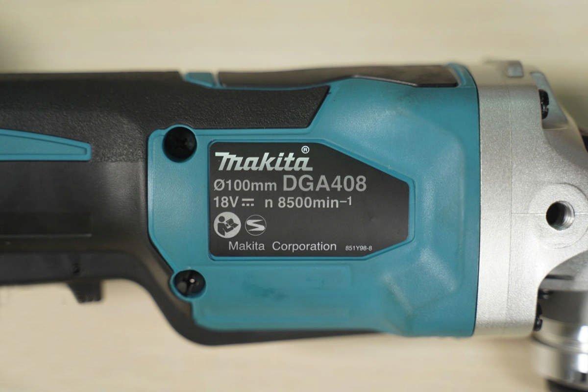 MÁY MÀI GÓC DÙNG PIN 100 MM 18V MAKITA DGA408RTJ1- HÀNG CHÍNH HÃNG