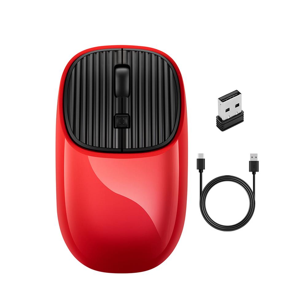 2.4G USB Sạc Không Dây Chuột Quang Chơi Game Chuột 1600Dpi Được Xây Dựng Trong Pin Sạc Nhà Chuột Chơi Game Cho máy Tính Laptop