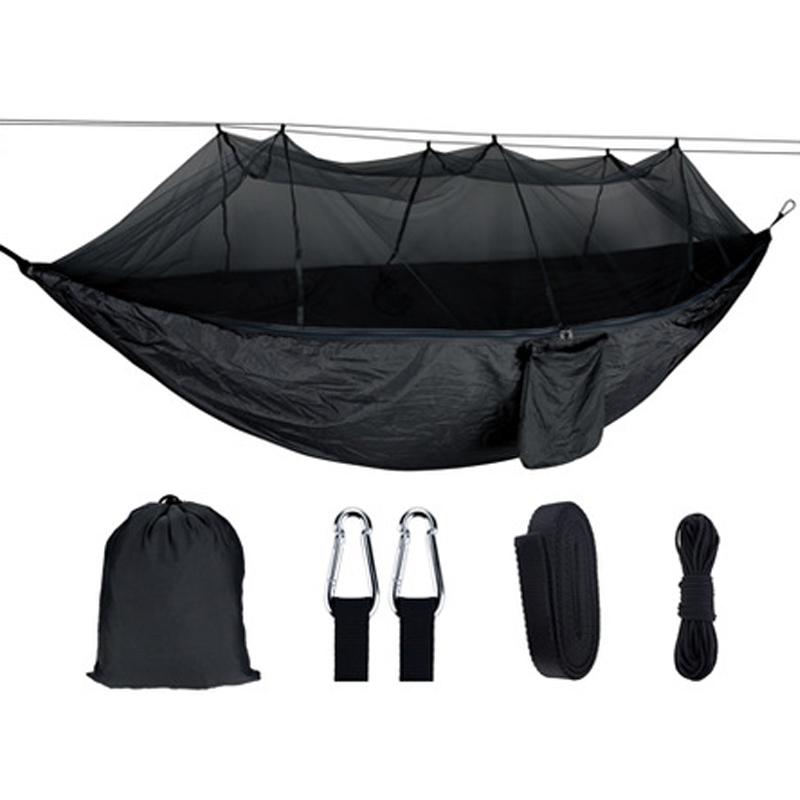 Đôi Nylon 210T Chống Muỗi Vải Dù Võng Dù Vải Võng Cắm Trại Ngoài Trời Đầm Xòe Vải Dù Giấc Ngủ