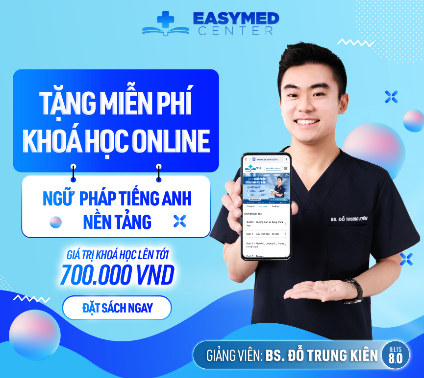 Sách Tiếng Anh Y Khoa dành cho người mới bắt đầu - Tác giả BS. Đỗ Trung Kiên