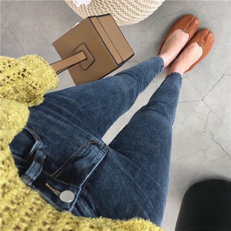 Quần Skinny Lưng Cao Siêu Co Giãn Không Phai Màu